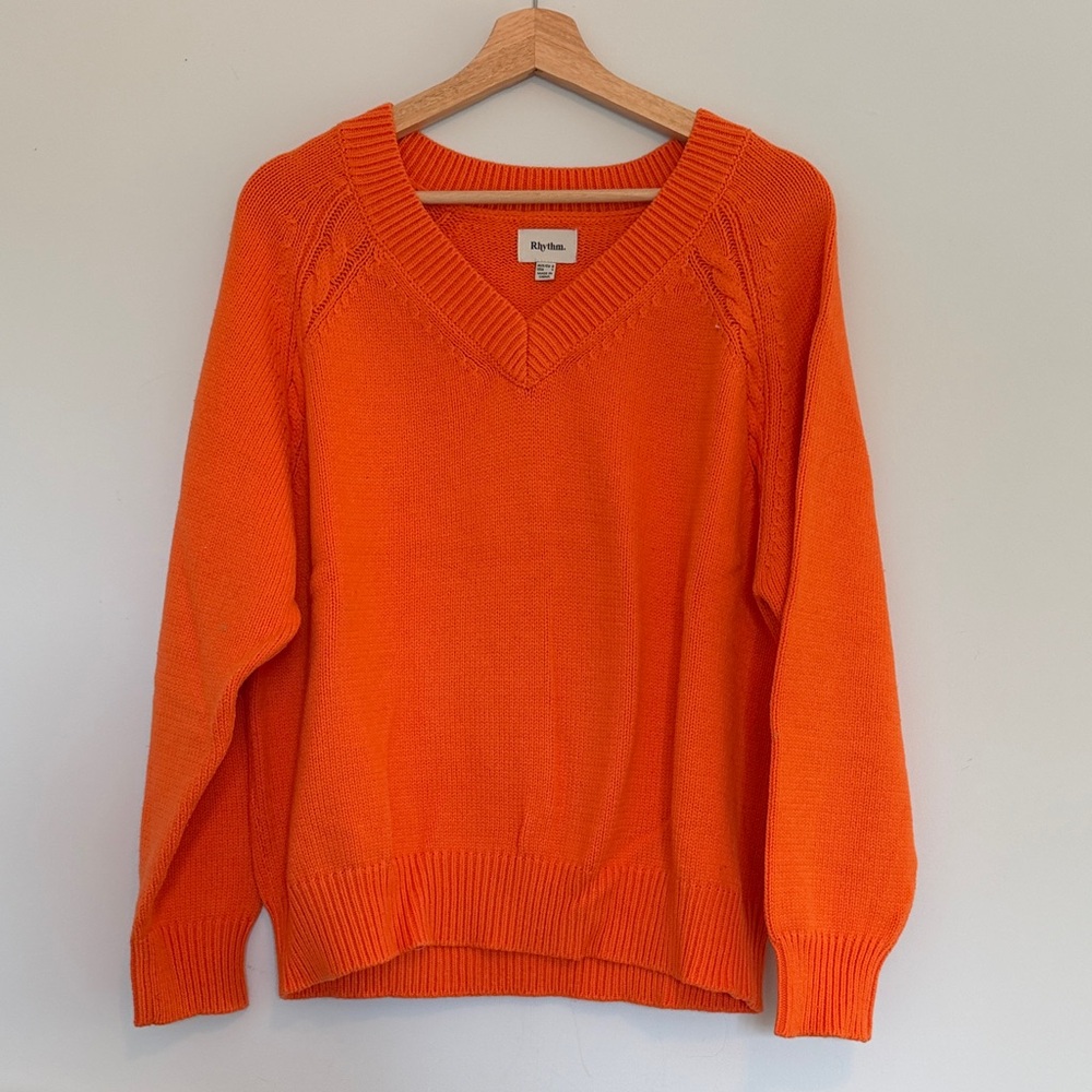 Rhythm. V-Neck Knit Sweater